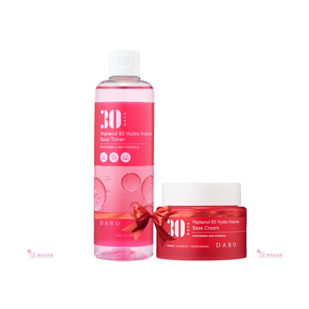 Dabo 30 Days Peptanol B5 Hydra Volume Base Toner & Cream β Combo
