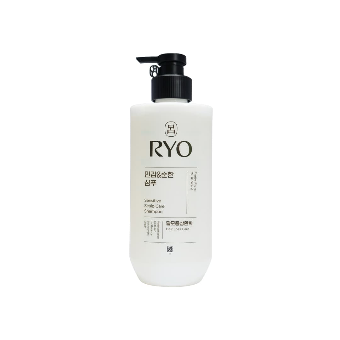 Ryo Sensitive Scalp Care Shampoo β Fruity Floral Musk Scent 480 ml