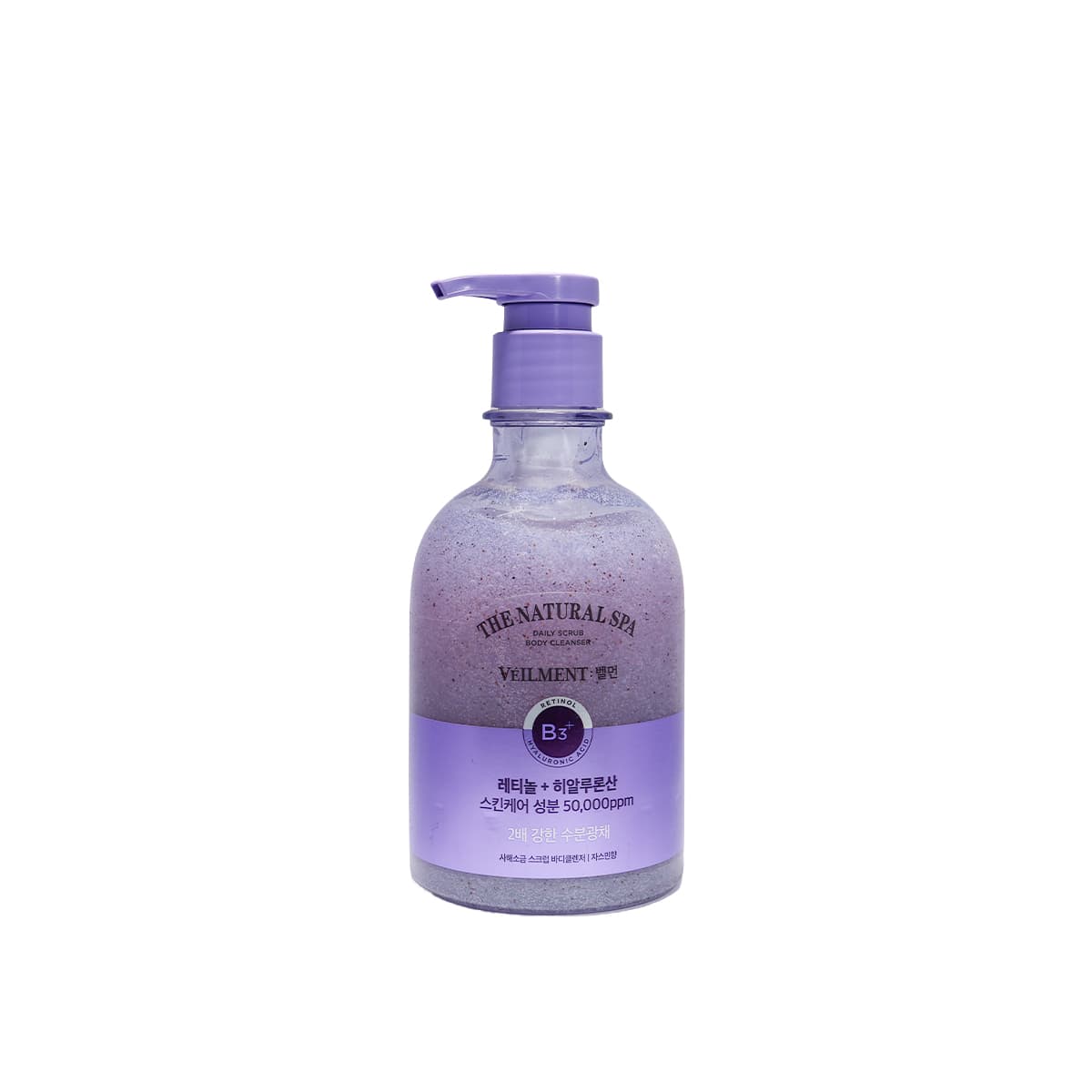 on the body Veilment Natural Spa Dead Sea Salt Scrub Body Wash Jasmine Scent 400 ml