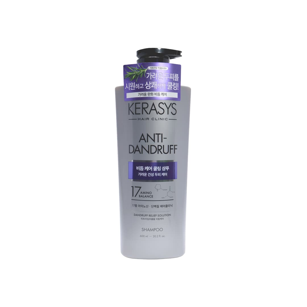 Kerasys Scalp Cooling Anti-Dandruff Protein Shampoo 600 ml