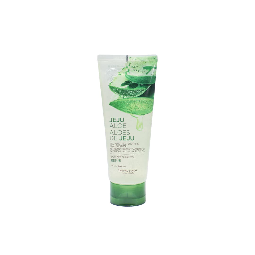The Face Shop Jeju Aloe Fresh Soothing Foam Cleanser 150 ml