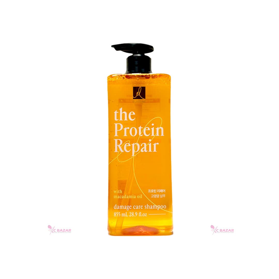 Elastine The Protein Repair With Macadamia Oil Damage Care Shampoo 855ml