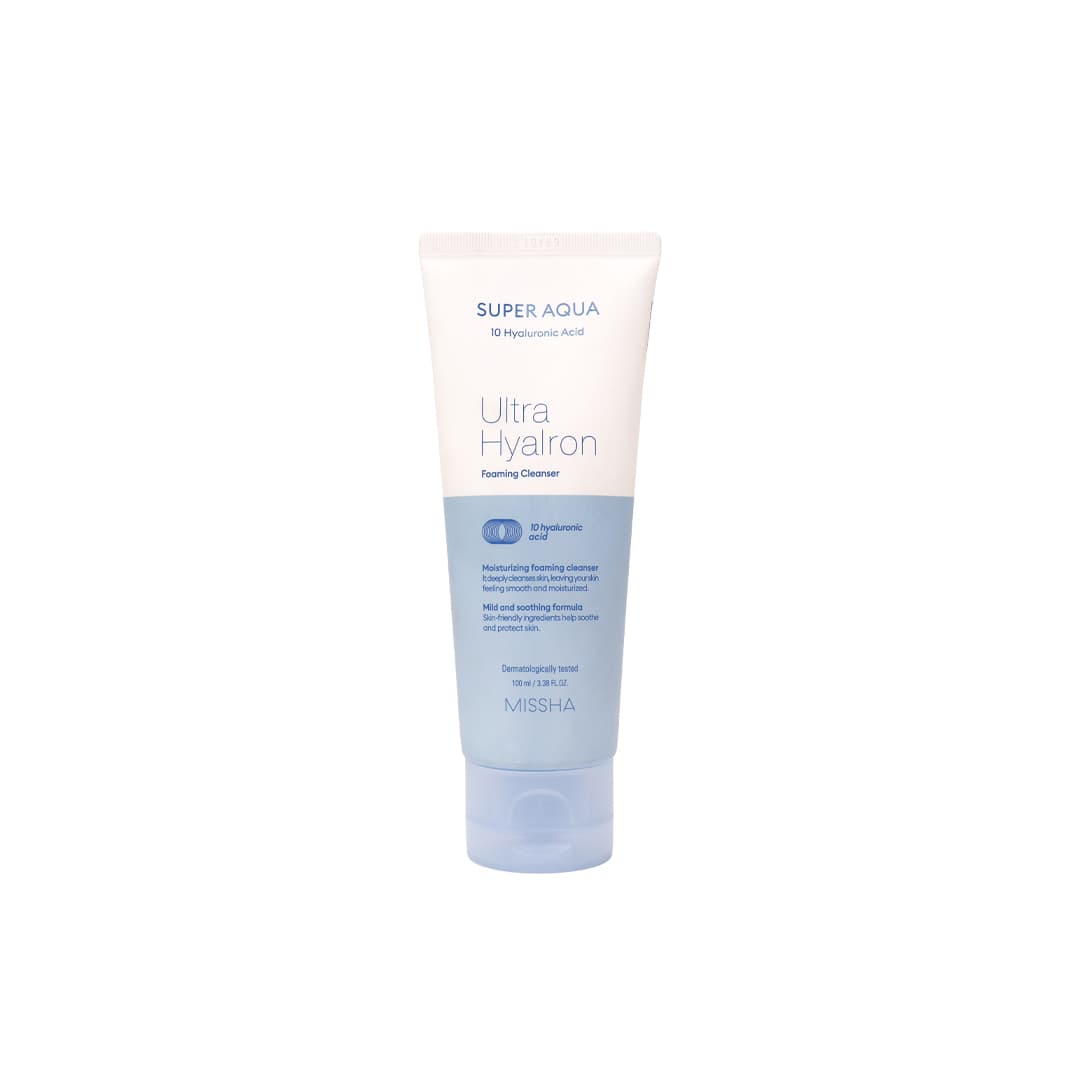 Missha Super Aqua Ultra Hyalron Foaming Cleanser 100 ml