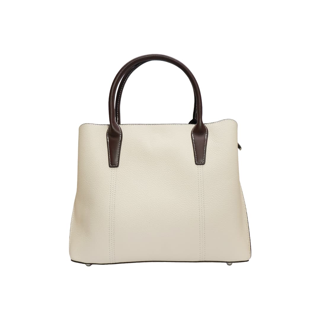 Premium Women White Office Handbag + ( Off – White Colour )
