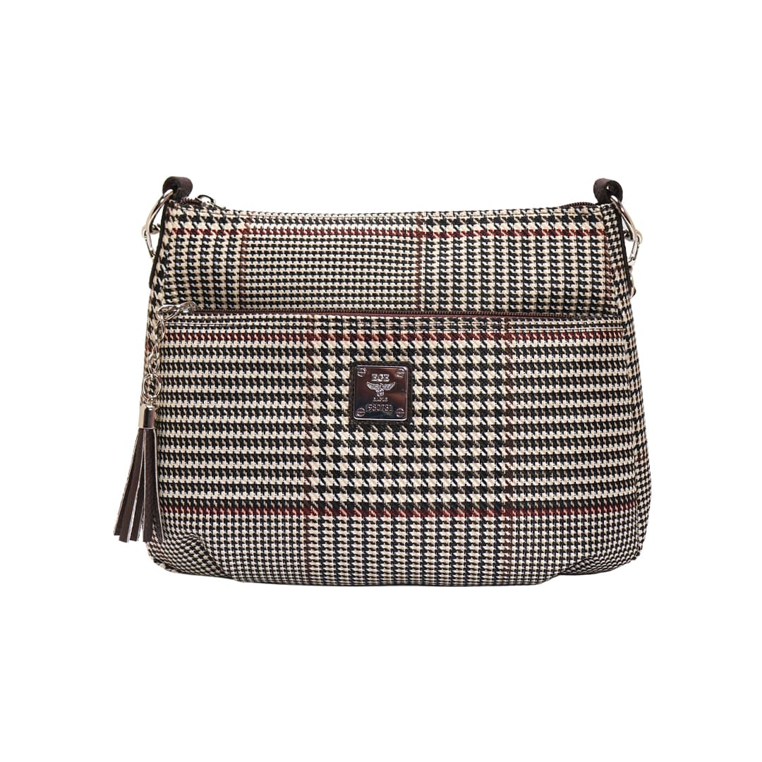 Women Check Pattern Leather Bag +( Checkered Colour )