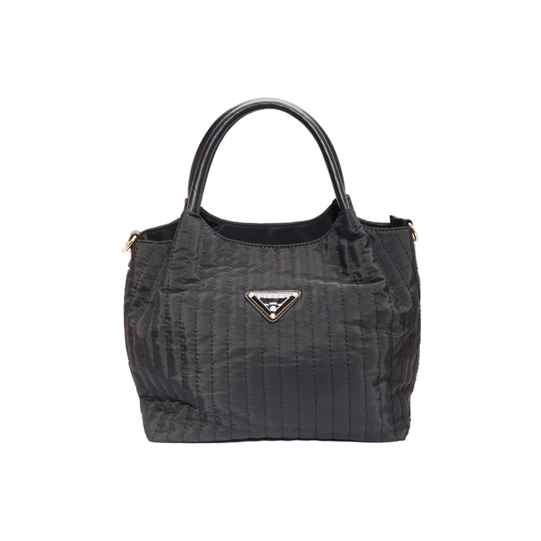 Women Quilted Handbag With Adjustable Shoulder Strap